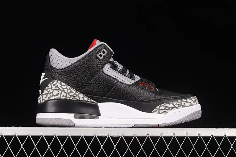 All Categories Air Jordan Jordan Series Basketball Shoes Air Jordan 3 Foreign Trade Version Air Jordan 3 Retro Black Cement (2018) AJ3 Joe 3 Retro Black Cement 854262-001